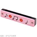 SEASUN Toys Harmonica For Kids Children Music Instrument 16 Holes Musical Educational Toy Wooden Cover. 