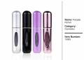 New 5ml Perfume Atomizer Portable Liquid Container For Cosmetics Traveling Mini Aluminum Spray Alcochol Empty Refillable Bottle. 