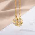 "Daraz Exclusive: Trendy Korean Heart Golden Magnetic Locket - Magnet Heart Necklace for Girls". 