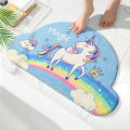 Kawaii Rug for Home Bath Living Room Floor Stair Kitchen Non-Slip Rainbow Gamer Unicorn Welcome Entrance Doormats Carpets. 
