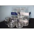 LUMINARC HIGH QUALITY TEMP STACKABLE TEA MUG 6 Pcs. 