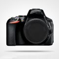 FLYEER Black Plastic Camera Body Cover + Rear Lens Cap for Nikon Digital SLR. 