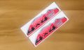 Toyota vigo exterior side stickers ultimate road 02 pcs. 