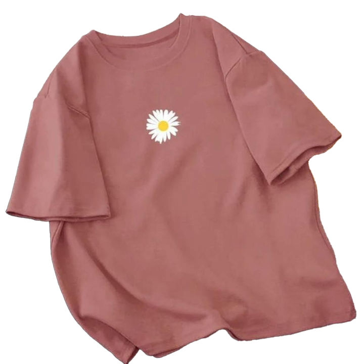 Printed Pink T-Shirts for Women - Girls
