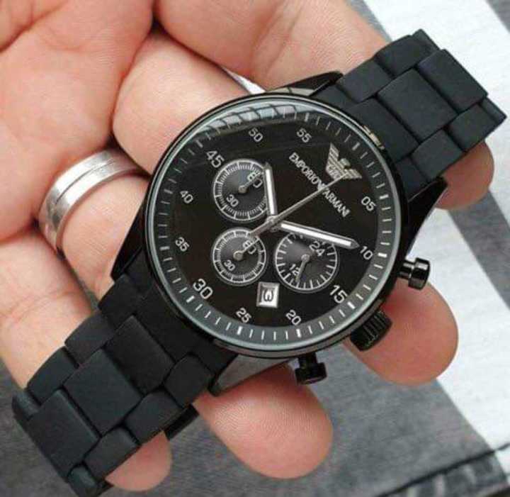 High Quality Luxury Wrist Watch For Men Premium Analog Quartz Watch for Boys Men s Fashion Matte Black Daraz.pk