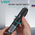 VGR V-250 Professional Cordless Hair Trimmer with USB Charging Rotary On/Off Switch Stainless steel blades. 