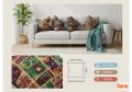Multicolor Patchwork Cushion Cover Set of 2 – Sofa & Living Room Decor Pillow Case. 
