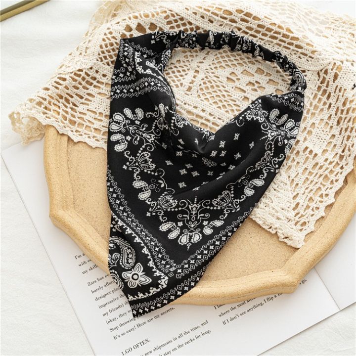 14-52 Silk Bandana Scarp Scarf Bandana for Women Elegant Top Silk Scarf Feel Satin Bag Small Vintage Headband Neck Hair Tie Headscarf