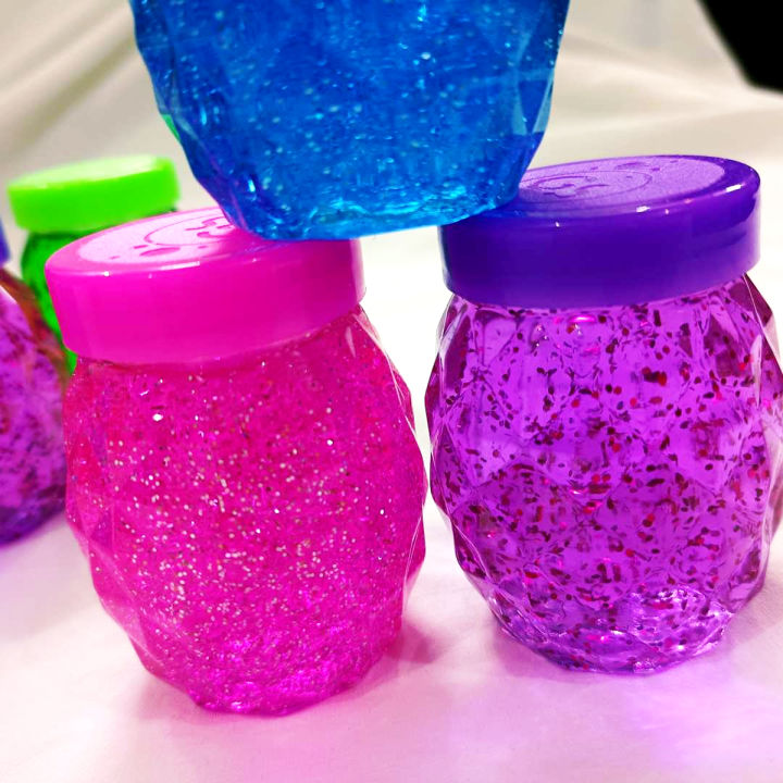 Pack of 3 Slime For Kids Magic Crystal Soft Slime Fluffy Slime 3 colour set Playful Kit For Boys & Girls
