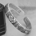 Vintage Silver Color Pixiu Wealth Lucky Charm Bracelet Bangle Open Bracelet Good Luck Jewelry Accessories for Women Men Gift. 