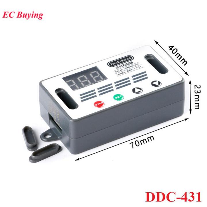 DDC-431 DDC-432 Dual MOS Time Delay Relay Module Digital LED Display Controller Trigger Cycle Timer Delay Switch DC 5V-30V 12V
