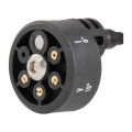 Plastic 5 in 1 Adjustable Nozzle for 1/4inch High Pressure Cordless Washer Cleaner Water Gun Parts Hose Nozzle CVFHHH. 