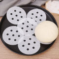 200Pcs/Set Round Dumplings Mat Steamer Paper Non Stick Pads Baking Pastry Dim Sum Paper Under Steam Mat Kitchen Cooking Tools. 