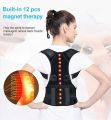 Therapy Posture Support Back Brace, Adjustable Posture Humpback Corrector Brace Straighten and Correct Posture Upper Shoulder Waist Lumbar Support Belt Relieves Neck Back Spine Pain. 