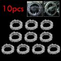 10Pcs/Set Car Disposable Steering Wheel Covers Clear Universal Steering Wheel Case Vehicle Plastic Steering Protector Supplies. 