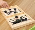Super Fast Sling Puck Game, Portable Table Hockey Game for Kids and Adults, Tabletop Slingshot Games Toys for Boys and Girls, Desktop Sport Board Game. 
