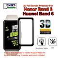 3D Full Screen Soft Pet TPU Screen Protector For Huawei Band 6 and Honor Band 6 Bluetooth Smart Watch. 