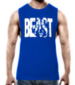 Mens Bodybuilding Gym Beast Tank Tops Vest Male Sleeveless Fitness Running Sportwear Muscle Singlet Workout Undershirt Clothing. 