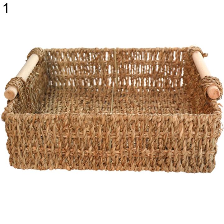 Cosmetics Basket Simple Handle Design Practical Makeup Basket