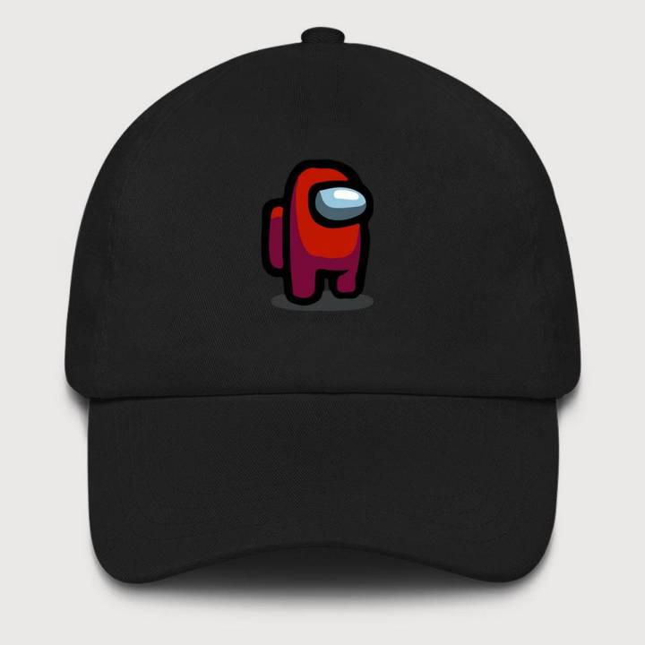 Among Us Black Cap Men Women Kids Amazing Character Hat