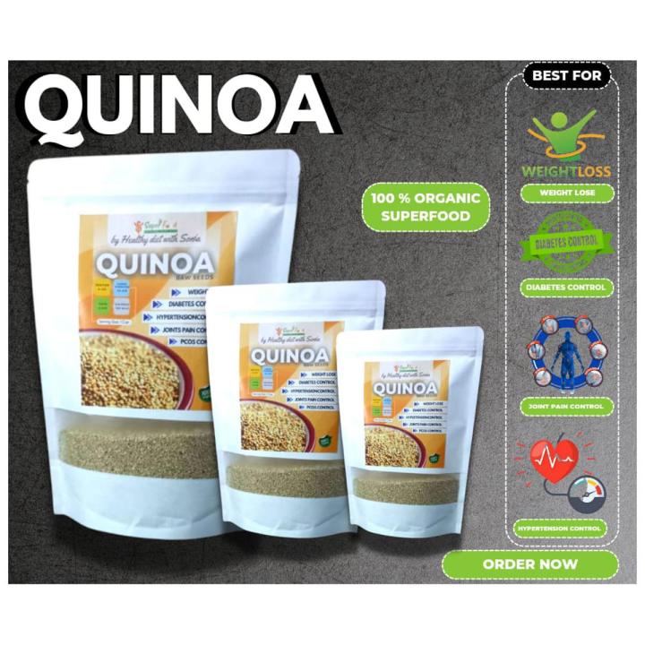 Quinoa organic prewashed white seeds for weight lose 500 gm