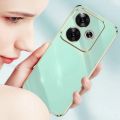 Square Plating Multi Color Casing For Xiaomi Redmi Turbo 3 5G 2024 Turbo3 RedmiTurbo3 Side Silicone Soft Shockproof TPU Camera Protect Anti Drop Phone Case Back Cover. 