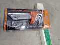 9pcs End Hex Key Set Extra Long Arm Allen Wrench Metric Chrome Vanadium Driver Tool L Type With Rack 1.5 - 10mm Sizes. 