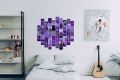 Customize 50 Purple Theme Your Design poster Aesthetic Posters Wall Collage Set of 50 purple Pictures, 4x6 inc These modern wall decor. 