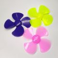 DreamsMart Pack of 3pcs 4 blades propeller plastic fan for mini DC motor air cooler toy boat Motor DIY project 4 blade propellers. 