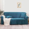 sofa cover turkish style frill sofa cover 5 seater 6 seater 7 seater dust proof and stretchable fabric. 