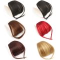 【Storewide Sale】 Invisible Party Daily Hair Extension Hair Accessories Short Girls Clip In Front Neat 3D Bangs Wig Synthetic Air Bangs Straight Bangs.