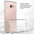 Samsung Galaxy A5 2017/ A5 Prime Transparent 6D Crystal silicone Bumper case antiShock corner Clear back cover. 