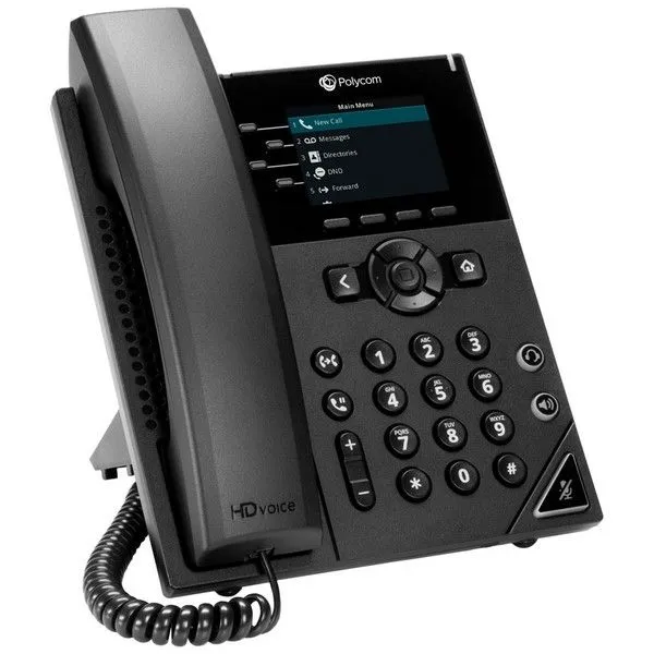 Polycom Color Refurbished Polycom IP Phones VVX250 GUI Interface POE Color Display ...