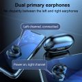 YYK-Q80 Wireless Earbuds Headphones with Earhooks Built-in 350mAh Battery Clip-on Earphone BT5.3 Headset with HiFi Stereo. 