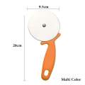 Pizza Cutter Stainless Steel Blade Rubber Handle Big Blade Household Kitchen Accessories Pizza Cutter Wheels-Basic Kitchen Accessories. 