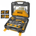 INGCO 86 Pcs Accessories Set Drilling Kit HKTAC010861 included bit for Masonry HSS twist wood twist.. 