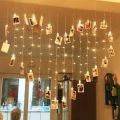 LED Photo Clip String Lights 5M 20 Clips 5v AAA Battery and USB Warm White LEDs Operated Fairy Bedroom Home Decoration for Hanging Photos. 