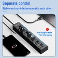 USB HUB 2.0 WITH ON/OFF SWITCH BUTTONS  | 7 PORTS USB HUB EXTENSION |  LIGHTNING FAST CONNECTIVITY | SUPER QUALITY PRODUCT. 