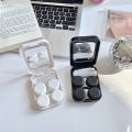 Black Moon Contact Lens Case Sense Future Technology Cosmetic Lens Container Portable Travel Set Spectacle Case Storage Lens. 