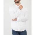 Denizen Banded Collar Shirt Dark Emerald Heather Shirts Men 34652-0016. 