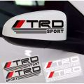 2 Trd Sticker for Car side mirros Stylish Stickers multi purpose. 