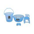 Morrison Sparkling Diamond Royal Cleanup Bathroom Bathing Set Accessories - 5 Pcs. 