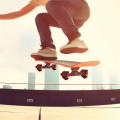 Skateboard Wheel Lock Trainers TPU Plastic Ollies Kickflips,Black. 