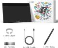 XP-PEN Deco Fun S  Graphic Tablet with 60° Tilt, 6 x 4 Inch Drawing Tablet – Classic Black  + XPPen Deco Fun L Graphic Drawing Tablets 10x6 Inches  Black. 
