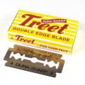 50 Blades | Treet Dura Sharp Carbon Steel Double Edge Safety Razor Blades - Treet Dura Sharp 10 Double Edge Carbon Steel Blades - Blades For Razor - Barber Blade Razor - Treet Blade - Sharp Razor Blades. 