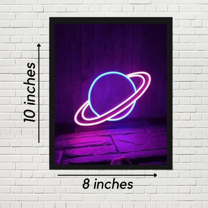 Neon Style Aesthetic Wall Frame