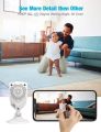 Baby Monitor, Conico 1080P HD Wireless Camera Pet Cam with Sound Motion Detection, Home Wireless Security Camera with 2- Way Audio, Night Vision Cloud WiFi Camera for Baby, Pet, Elder, 2.4G WiFi. 