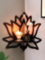 Lotus Shaped Wall Shelf, Latest Wooden Wall Shelf, Trending Corner Shelf, Wall Decoration Items   Room Decoration Items for Plants, Home Decoration Candle Stand Decorating Items |Candle Holders | Wall Decor | Trending Wall Decor | Wall Shelf. 