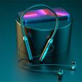 Misuli Neckband Bluetooth Earphones Wireless with Mic, Noise Cancelling, Sport Design, 10 Hours Battery, Free Charging Cable. 