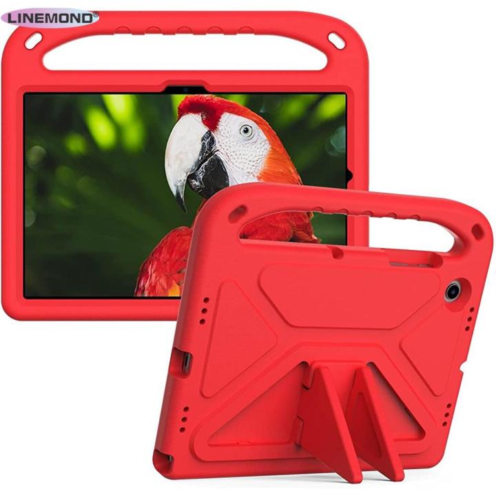 Tablet Case Cover Kids Case for Samsung Galaxy Tab A8 10.5 inch 2021 (SM-X200/X205),Light Weight Shock Proof Handle Stand Kids Friendly Protective Cover Case Case for Tablet (Color : RED)